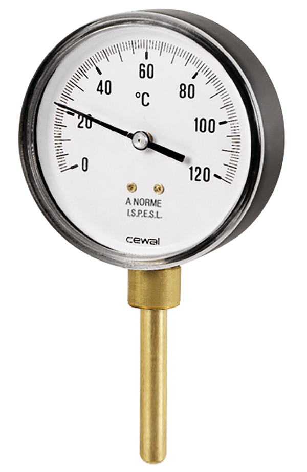 Termometro a gambo radiale 5 cm