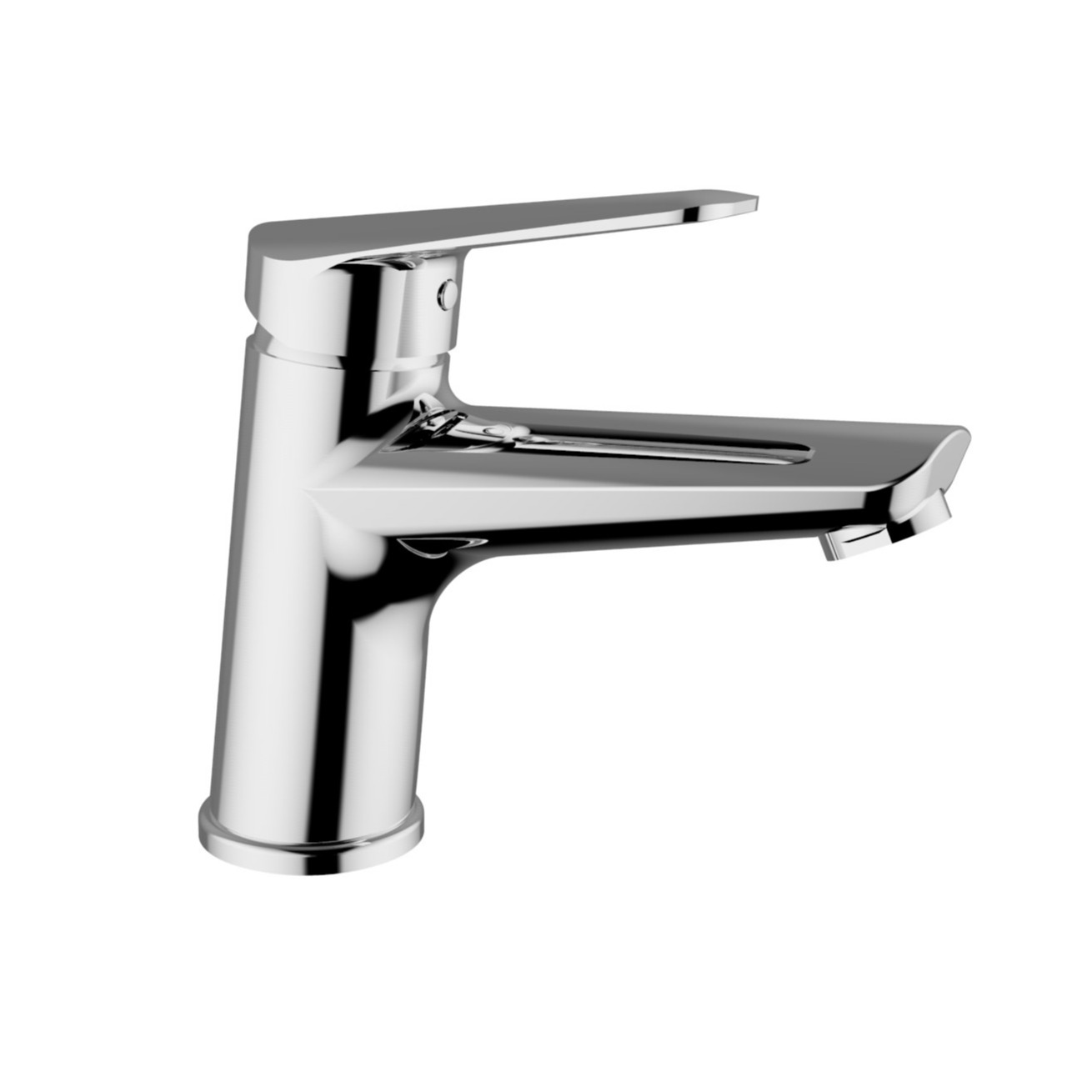 Miscelatore lavabo con scarico automatico linea SLYCE