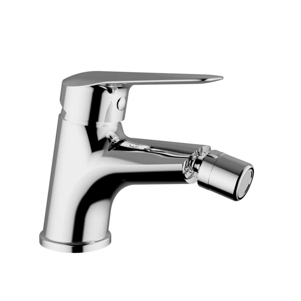 Miscelatore bidet con scarico automatico linea SLYCE